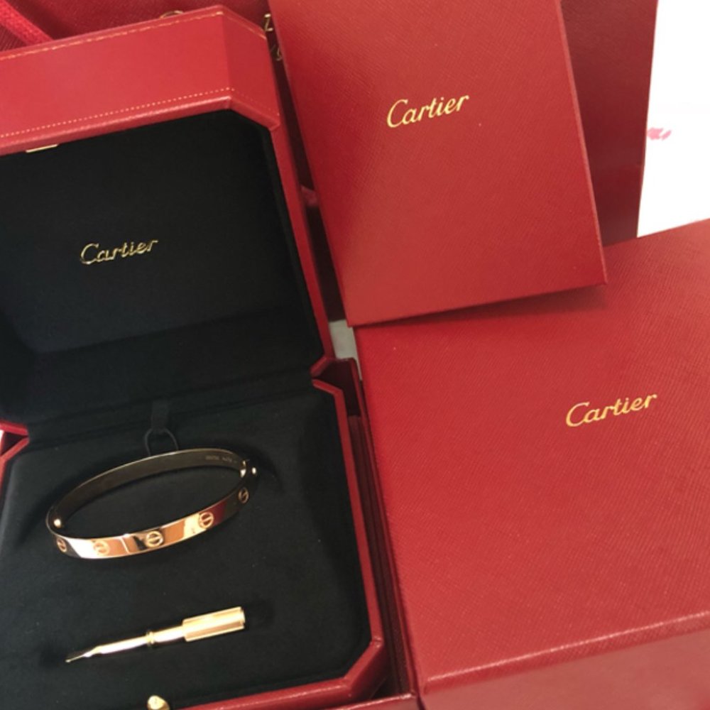 Authentic Cartier love bracelet